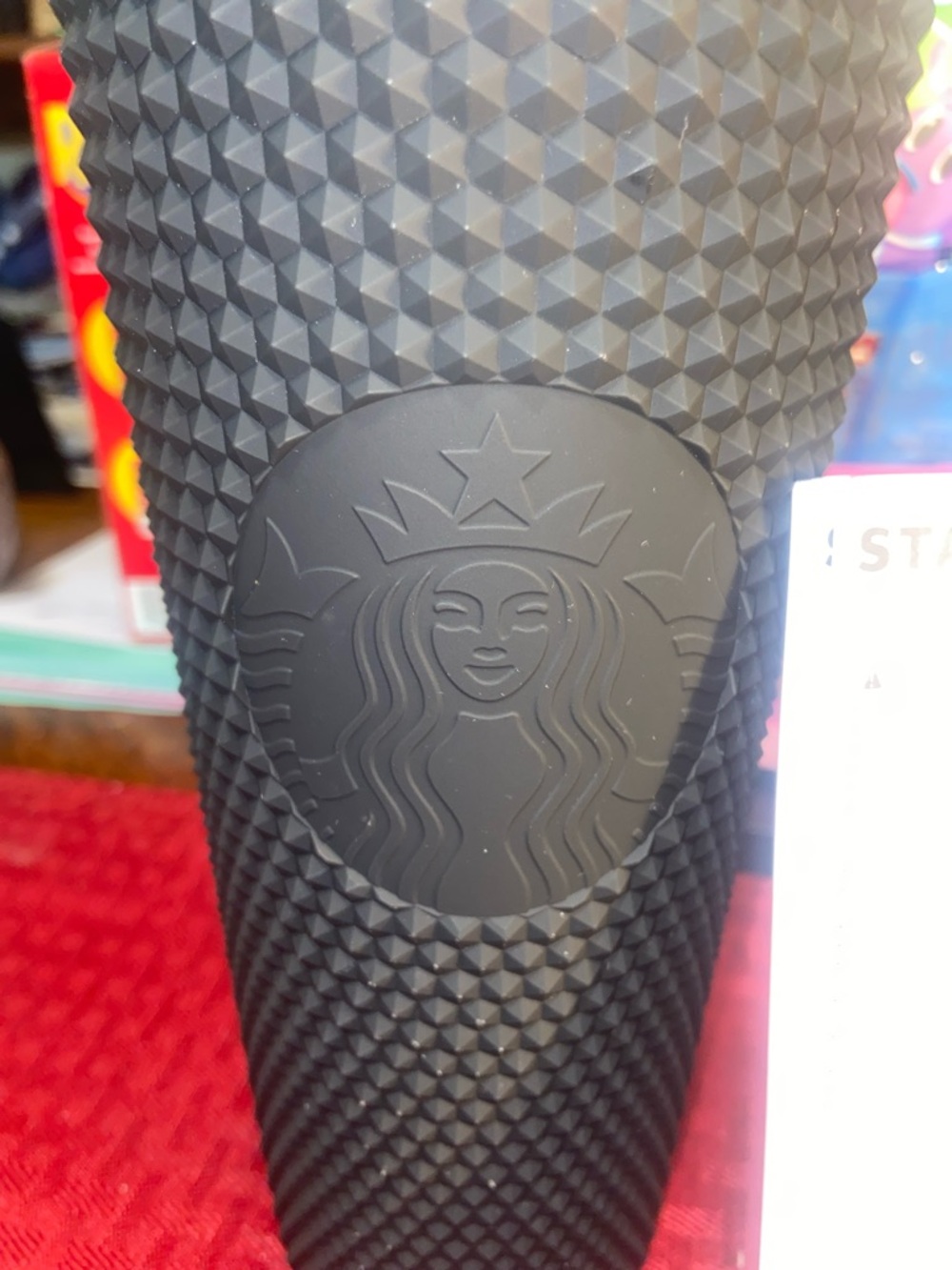Starbucks Black Textured Studded Tumbler - Picture 2 of 3